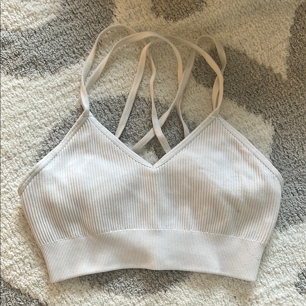 Aerie Ribbed Strappy Bralette